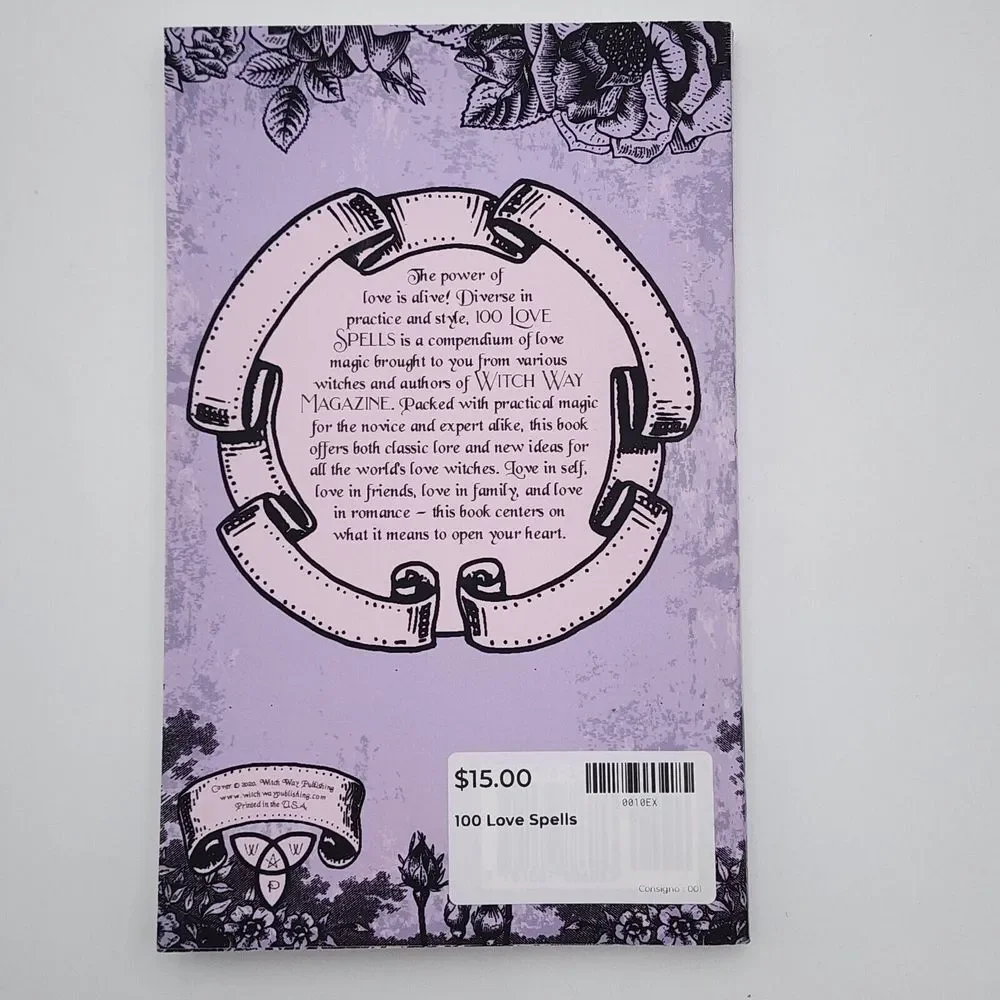 100 Love Spells (Witch Way's Book of) by Tonya A Brown‎ New